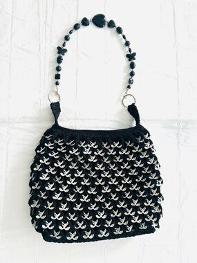 Unique Handmade Crocheted Purse and Aluminum Pop Tabs